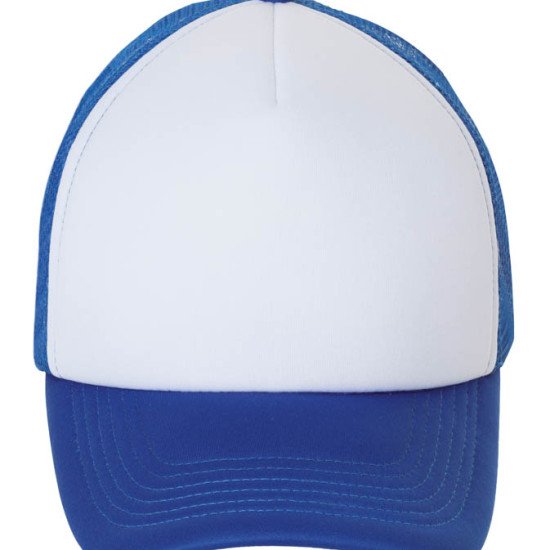 Кепка SOL'S Bubble, колір білий/синій - 01668907TUN