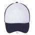 Кепка SOL'S Bubble, колір білий/насичений темно-синій - 01668989TUN