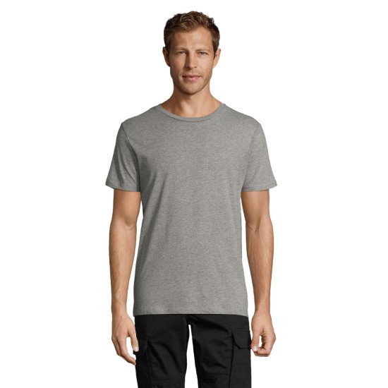 Футболка чоловіча SOL'S Marvin, колір сірий меланж - 01698350S
