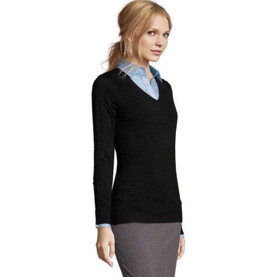 Пуловер жіночий SOL'S Glory, колір чорний - 01711312XS