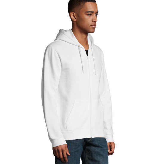 Худі на блискавці SOL'S Stone, колір білий - 017141023XL