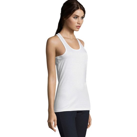 Майка жіноча SOL'S Justin, колір білий - 01826102L Майка жіноча SOL'S Justin, колір білий - 01826102L