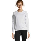 Лонгслів спортивний жіночий SOL'S Sporty LSL, колір білий - 02072102L Лонгслів спортивний жіночий SOL'S Sporty LSL, колір білий - 02072102L