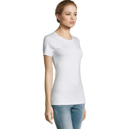 Футболка жіноча SOL'S Millenium, колір білий - 02946102L Футболка жіноча SOL'S Millenium, колір білий - 02946102L
