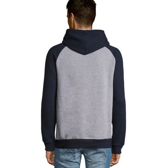 Худі SOL'S Seattle, колір сірий меланж/кобальт - 029981103XL