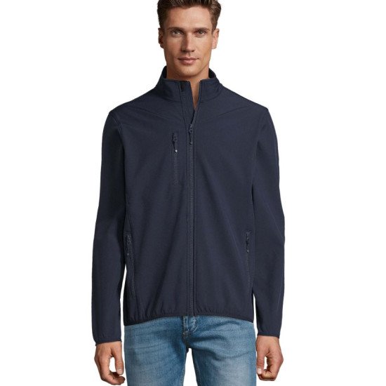 Куртка софтшел чоловіча SOL'S Radian, колір тьмяно-чорнильний - 03090232L