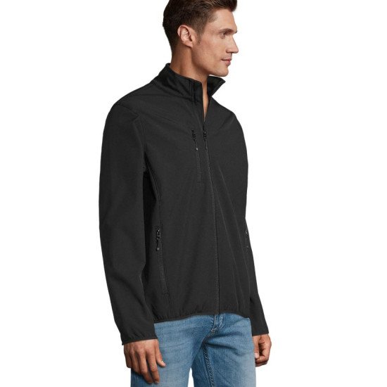 Куртка софтшел чоловіча SOL'S Radian, колір чорний - 03090312XXL