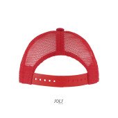 Кепка дитяча SOL'S Bubble, колір білий/червоний - 03091987TUN