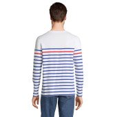 Лонгслів чоловічий SOL'S Matelot LSL, колір білий/темно-синій - 030999043XL