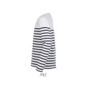 Лонгслів дитячий SOL'S Matelot LSL, колір білий/темно-синій - 0310190408A