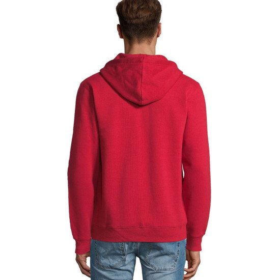 Худі на блискавці чоловіче SOL'S Spike, колір червоний - 03105145M