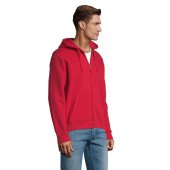 Худі на блискавці чоловіче SOL'S Spike, колір червоний - 03105145M