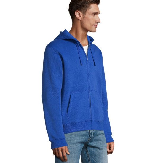 Худі на блискавці чоловіче SOL'S Spike, колір яскраво-синій - 03105241XL