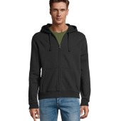 Худі на блискавці чоловіче SOL'S Spike, колір чорний - 03105312L