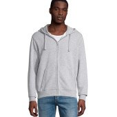 Худі на блискавці чоловіче SOL'S Spike, колір сірий меланж - 03105360XXL