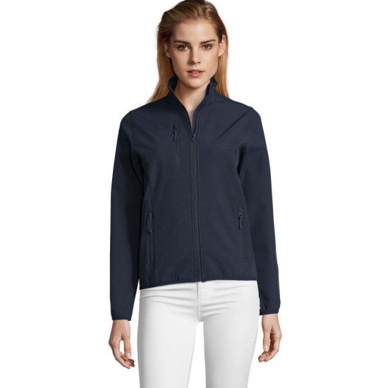 Куртка софтшел жіноча SOL'S Radian, колір тьмяно-чорнильний - 03107232XL