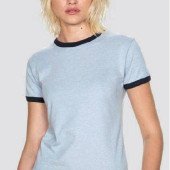 Футболка SOL'S Mellow, колір сіро-синій меланж - 11973223S