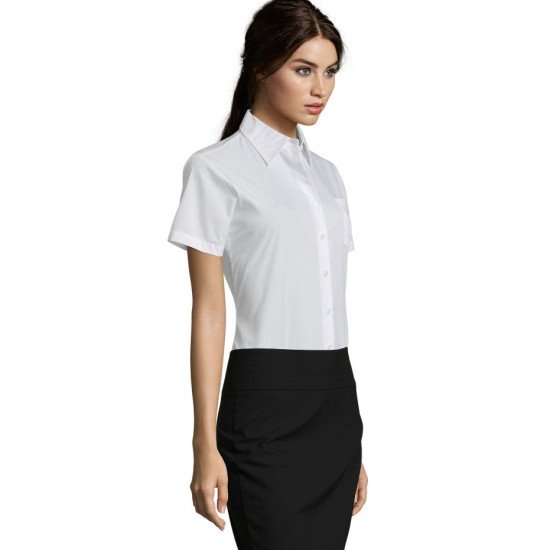 Сорочка жіноча SOL'S Escape Short Sleeve, колір білий - 160701023XL