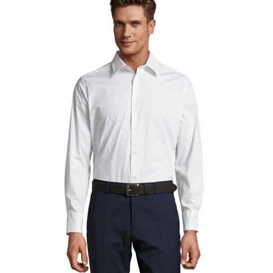 Сорочка чоловіча SOL'S Brighton, колір білий - 170001023XL