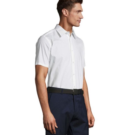 Сорочка чоловіча SOL'S Broadway Short Sleeve, колір білий - 170301023XL