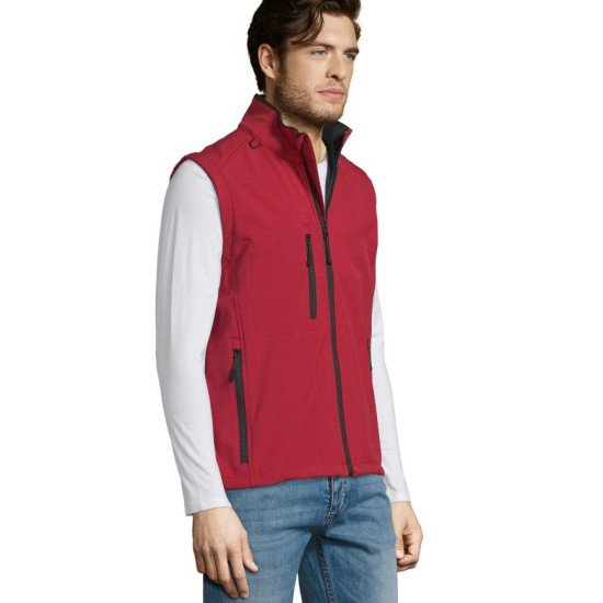 Жилет софтшел чоловічий SOL'S Rallye, колір перцево-червоний - 466011623XL