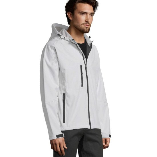 Куртка софтшел чоловіча SOL'S Replay, колір білий - 466021023XL