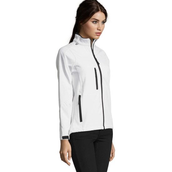 Куртка софтшел жіноча SOL'S Roxy, колір білий - 46800102L