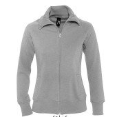 Світшот на блискавці SOL'S Soda, колір насичений сірий меланж - 47400349L