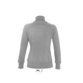 Світшот на блискавці SOL'S Soda, колір насичений сірий меланж - 47400349L