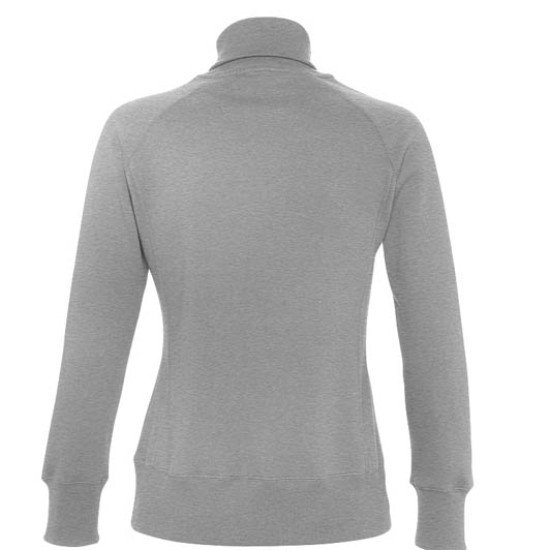 Світшот на блискавці SOL'S Soda, колір насичений сірий меланж - 47400349L