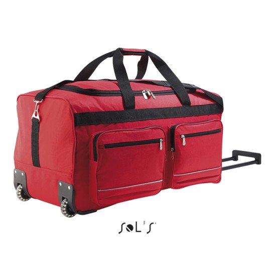 Дорожня сумка на 2 колесах SOL'S Voyager, колір червоний - 71000145TUN