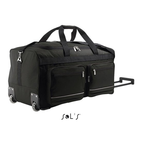 Дорожня сумка на 2 колесах SOL'S Voyager, колір чорний - 71000312TUN