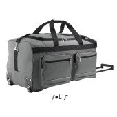 Дорожня сумка на 2 колесах SOL'S Voyager, колір сірий графіт - 71000385TUN