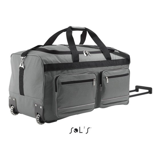 Дорожня сумка на 2 колесах SOL'S Voyager, колір сірий графіт - 71000385TUN