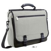 Сумка-портфель SOL'S Stanford, колір сірий/чорний - 71500345TUN