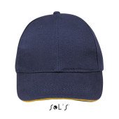 Кепка SOL'S Buffalo, колір кобальт/неоново-помаранчевий - 88100535TUN Кепка SOL'S Buffalo, колір кобальт/неоново-помаранчевий - 88100535TUN