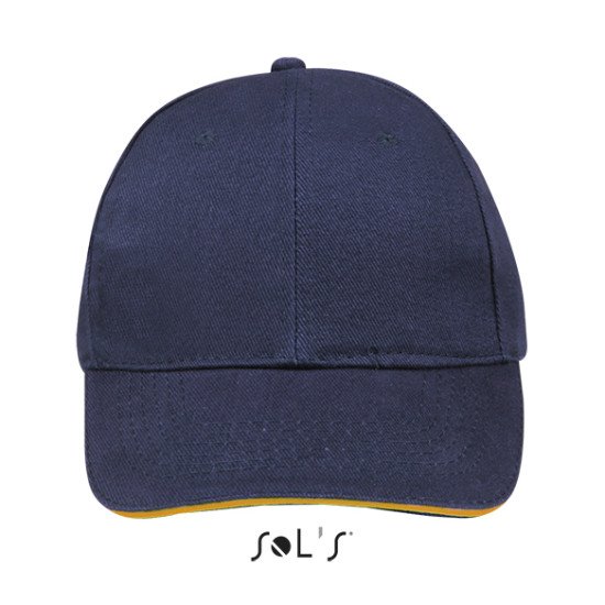 Кепка SOL'S Buffalo, колір кобальт/неоново-помаранчевий - 88100535TUN Кепка SOL'S Buffalo, колір кобальт/неоново-помаранчевий - 88100535TUN