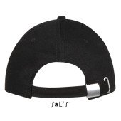 Кепка SOL'S Buffalo, колір чорний/червоний - 88100917TUN