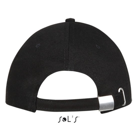 Кепка SOL'S Buffalo, колір чорний/червоний - 88100917TUN