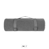 Плед флісовий SOL'S Plaid 120х150 см, колір вугільно-сірий - 88105370TUN