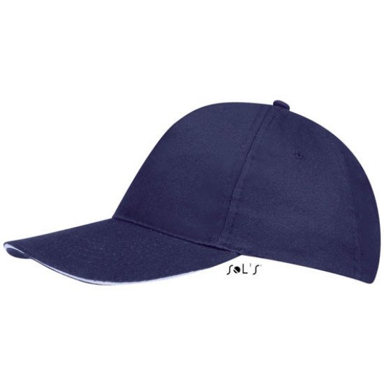 Кепка SOL'S Sunny, колір кобальт/білий - 88110912TUN