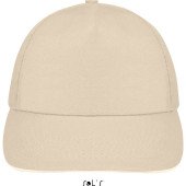 Кепка SOL'S Sunny, колір бежевий/білий - 88110914TUN