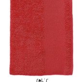 Рушник махровий SOL'S Island 100х150 см, колір червоний - 89002145TUN