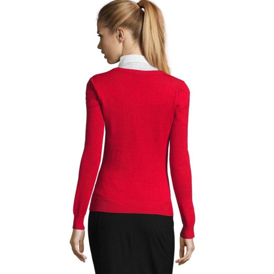 Пуловер жіночий SOL'S Galaxy, колір червоний - 90010145L