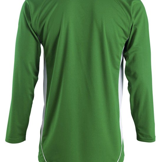 Лонгслів спортивний SOL'S Maracana LSL, колір насичений зелений/білий - 90205933S
