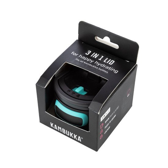 Кришка Kambukka Elton 3 в 1 з технологією Snapclean®, колір чорний - L03012