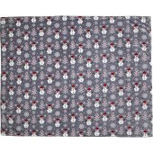 Плед флісовий Voyager Christmas pattern 120х150 см, колір сірий - V7599-19