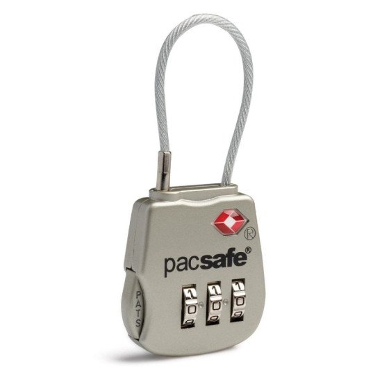 Замок кодовий для багажу Pacsafe Prosafe 800, колір сріблястий - 10250705