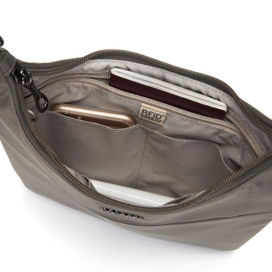 Сумка через плече антизлодій Pacsafe Cruise, колір сірий - 20705224