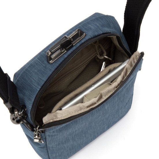Сумка через плече антизлодій Pacsafe Metrosafe X Compact Crossbody, колір синій - 30610646 Сумка через плече антизлодій Pacsafe Metrosafe X Compact Crossbody, колір синій - 30610646